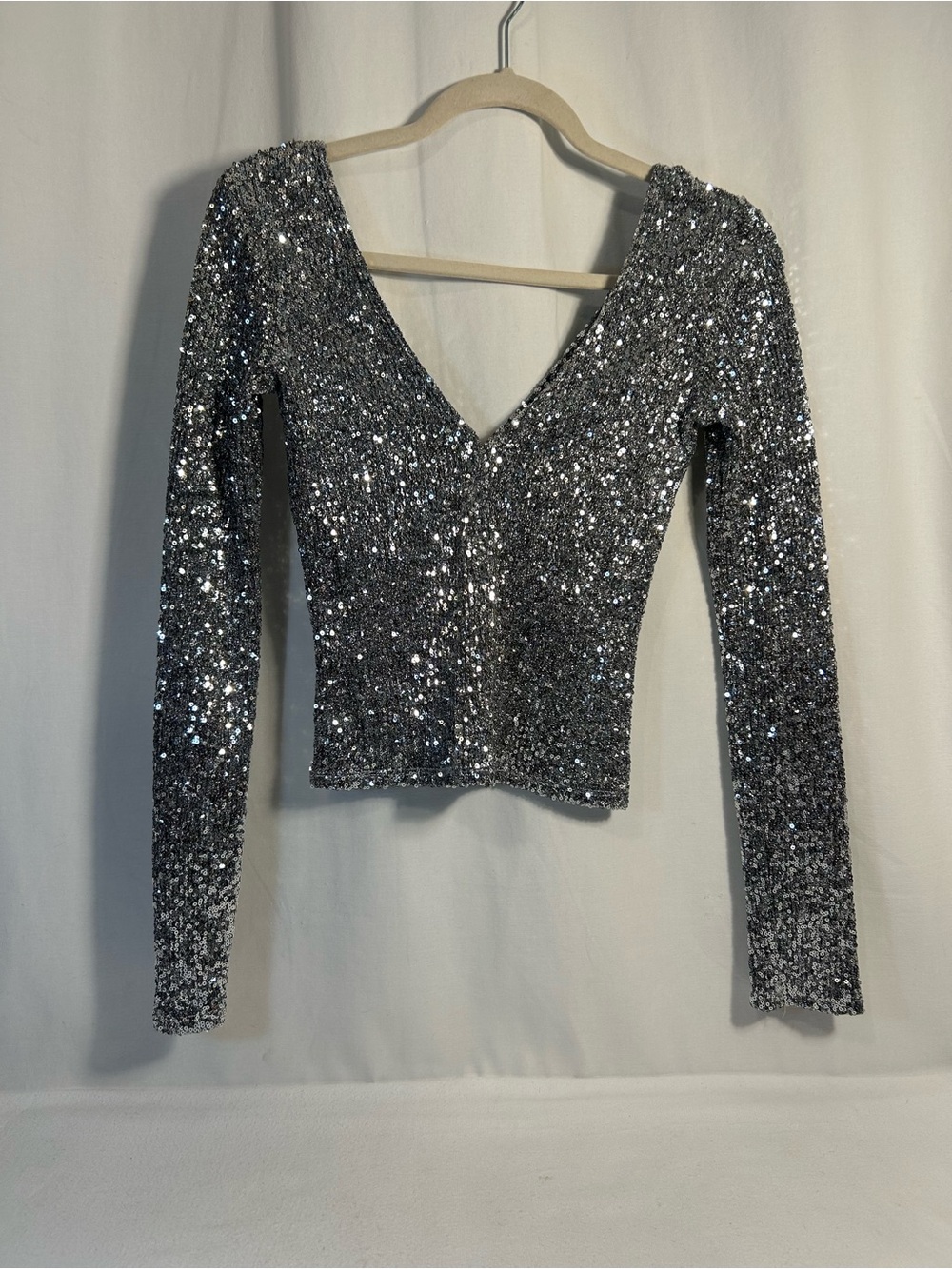 Zara Trafaluc, Sparkle long sleeve top (S)
